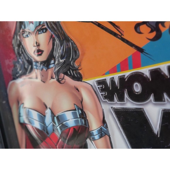Wonder Woman DC Comics 3D Print Glass Framed Wall Picture Decoration - Picture 3 of 7